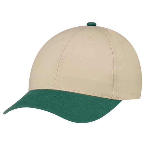 Brushed Cotton Drill 2 Tone Cap Thumbnail