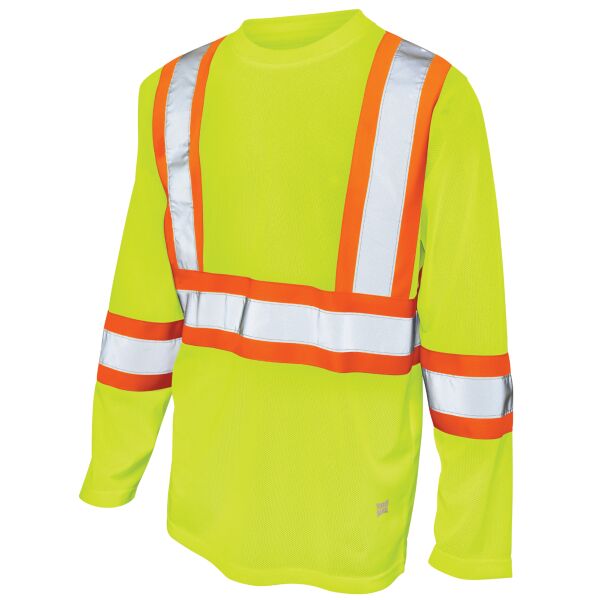 Micro Mesh Long-Sleeve Safety T- Shirt Thumbnail