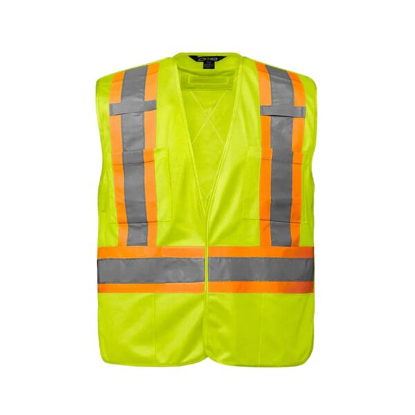 CS Vanguard - Tricot Hi-Vis 5 Point Tear-Away Vest - Dual Sized Thumbnail