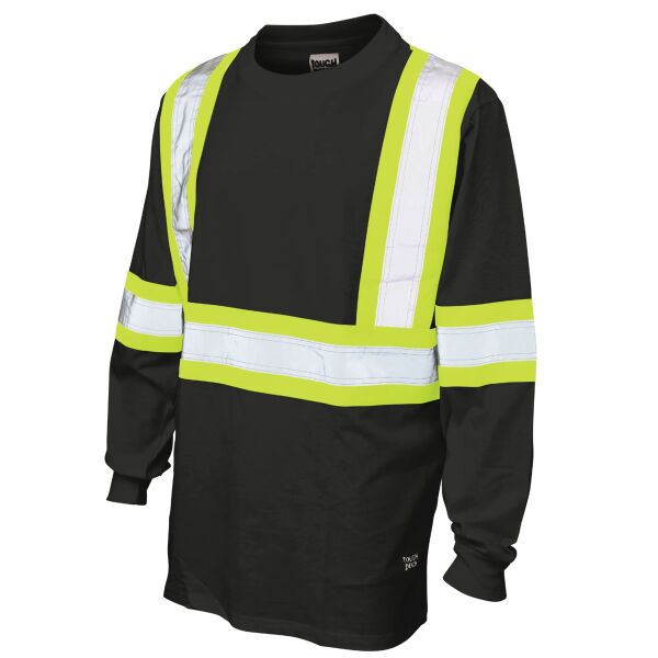 Cotton Jersey Long-Sleeve Safety T-Shirt Thumbnail